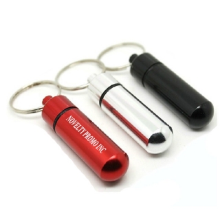 Pillbox Keychain