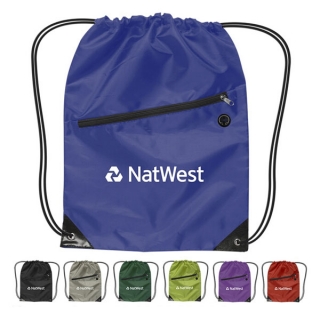 Nylon Drawstring Backpack