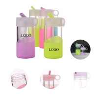 14oz Straw Glass Tumbler