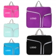 Dual Zipper Neoprene Soft Sleeve Bag