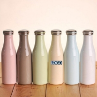 18 OZ Milk Bottle Shape Insulated Water Bottle