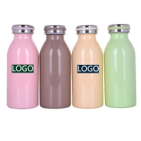 13 OZ Milk Bottle Shape Insulated Water Bottle