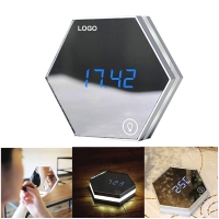 Flat Mirror Alarm Clock