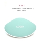 4000mAh Shell Shaped Mobile Power Bank Hand Warmer