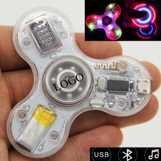 Transparent Bluetooth Speaker Hand Spinner