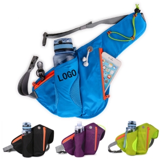 Sports Waist Bag With Bottle Holder And Phone Holder