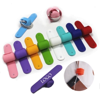 Silicone Clap Circle Earphone Winder