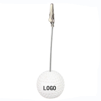 Round Bottom Golf Shape Memo Clip