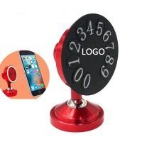 Car Luminous Magnetic Mobile Phone Holder With Temporary Parking Number Tablet