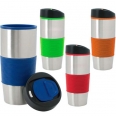 16 Oz Color Grip Double Wall Stainless Steel Tumbler