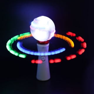 LED Light Glow Galaxy Spinner Wand Kids Toys