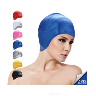 Adult Waterproof Silicone Swimming Cap