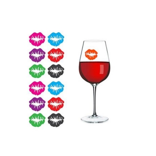 Custom Wine Glass Label Marker Silicone Tag