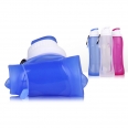 Silicone Collapsible Water Bottle With Carabiner